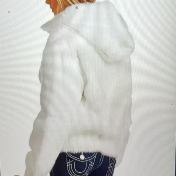 Winter fur rabbit fur coat - Picture 13 of 13